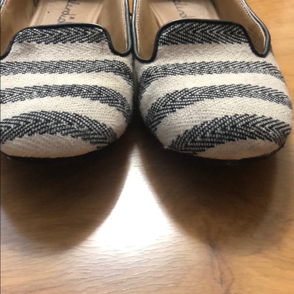 Splendid Cannes Striped Smoking Flats - Picture 7 of 8